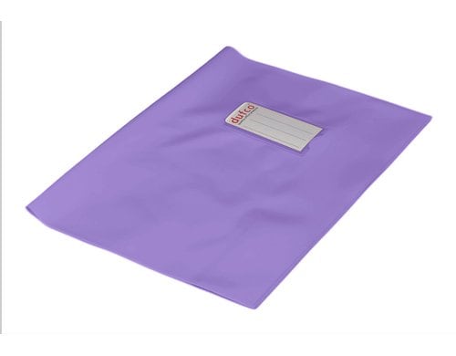 Dufco Hefthüllen Green Line violett, 10 Stk E5 Stabquart mit Beschriftung, 220my