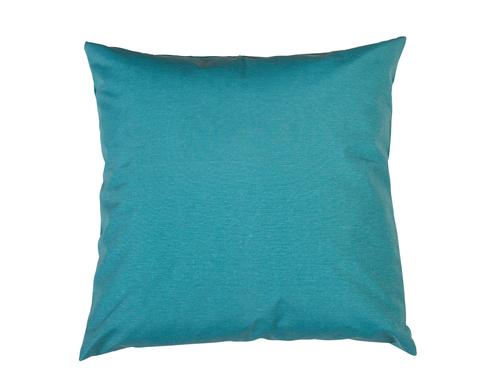 Casa Leon Outdoorkissenhülle Lisa, Türkis 40x40 cm, waschbar 70% CO und 30% PES