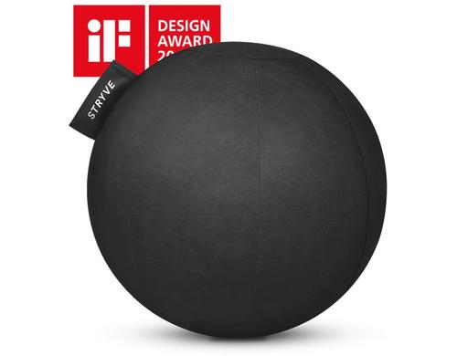 Active Ball Lederstoff Ø 70 cm All Black