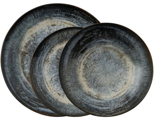 AK Teller Set 12-Teilig Galaxy Neptune Stoneware