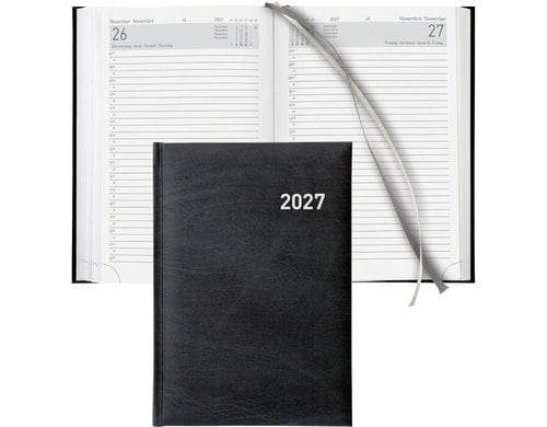 Biella Geschäftsagenda 2027 Executi. schw. 14.5 x 20.5 cm, 420 Seiten, 1 Tag pro S.