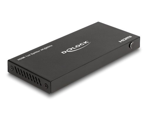Delock HDMI Splitter 4K60Hz mit Downscaler 1x HDMI IN zu 4x HDMI OUT
