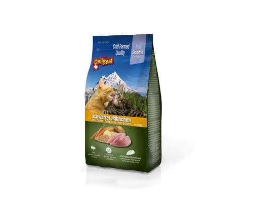 DeliBest Premium Complete Sensitive Cat Huhn, 600 g