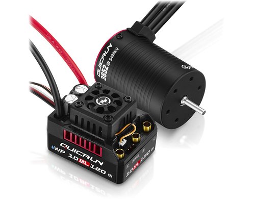 Hobbywing Combo WP10BL120G2 mit 3652SL-5400KV-G2