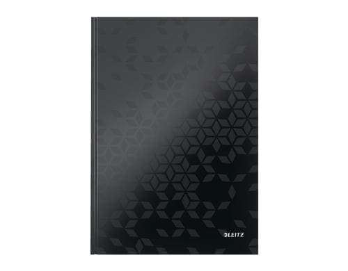 Leitz Notizbuch WOW schwarz, A4, liniert