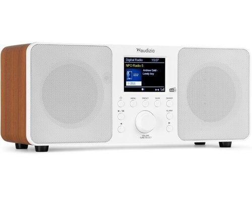 Audizio Genua WH DAB+/FM Radio mit Bluetooth, weiss