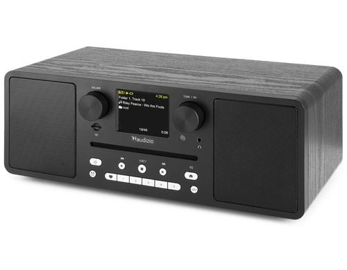 Audizio NaplesBK DAB+/FM/Net Radio mit BT/SD u. CD, schwarz