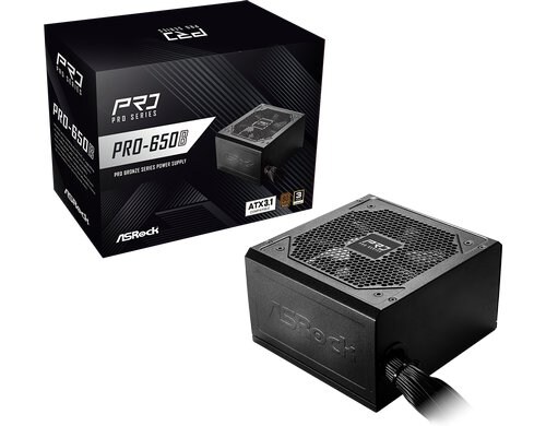 ASRock PRO PRO-650B 80+ Bronze Power Supply Unit