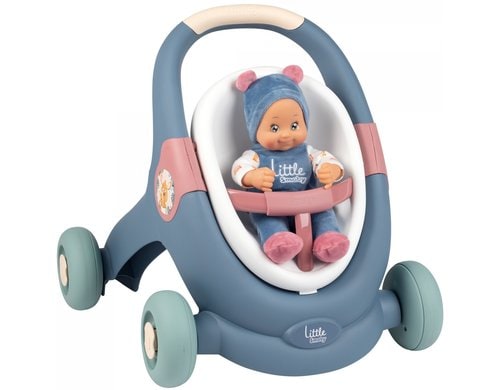 Little Smoby Lauflernwagen mit Puppe