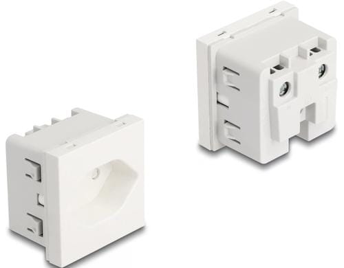 Delock Easy 45 Schutzkontakt-Steckdose T13, 45x45mm, weiss