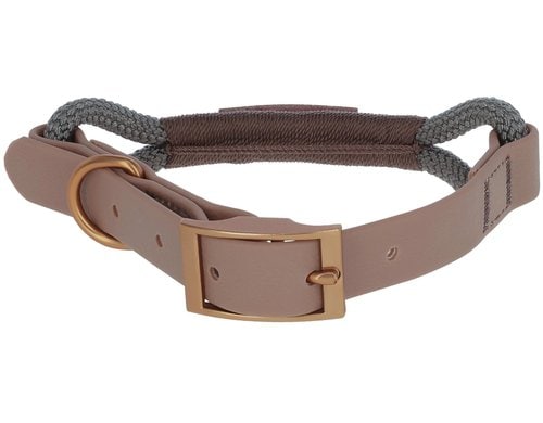 Kerbl Halsband Monte Carlo, braun/ grau 0.8x30 - 40 cm