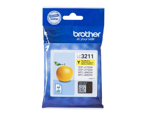 Tinte Brother LC-3211Y, yellow