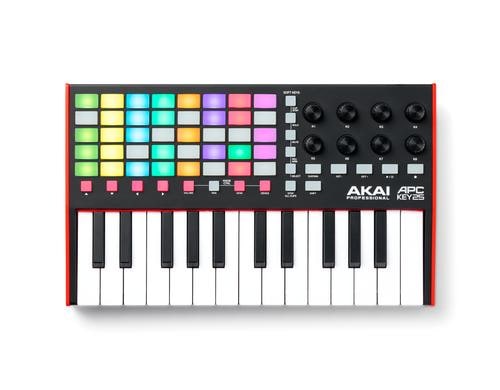 AKAI APC Key 25 MK2, Controllerkeyboard 25 Tasten, 5x8 Clip-Matrix