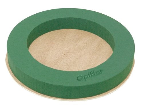 Optiflor Steckschaumteller Urnella 32cm Durchmesser, für Nassblumen