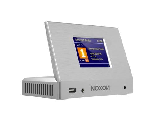 NOXON A120, DAB+ & Internet Radio Adapter Silber, Bluetooth, USB