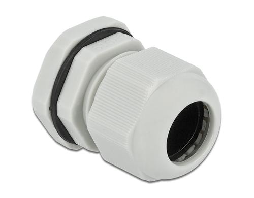 Delock Kabelverschraubung PG19 28mm IP 68, grau, 10 Stück