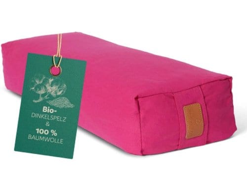 DoYourYoga Yogabolster Paravati Rechteck pink Dinkelspelz