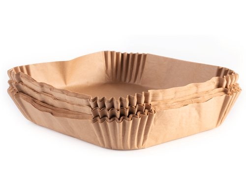 GOURMETmaxx Backpapier Schalen 16x16cm 100 Stk, 220° hitzebständig, 16x16x4.5cm