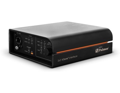 Palmer Dante-Interface PLAHN mit 2 Eingängen und 2 Ausgängen