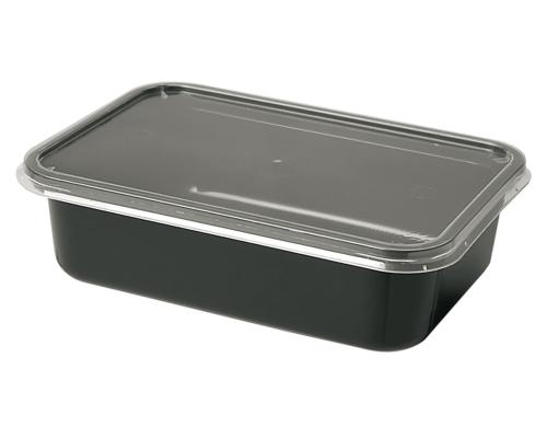 depa Behälter mit Deckel 750ml 25 Stück, 18.2x13.5x4.5cm