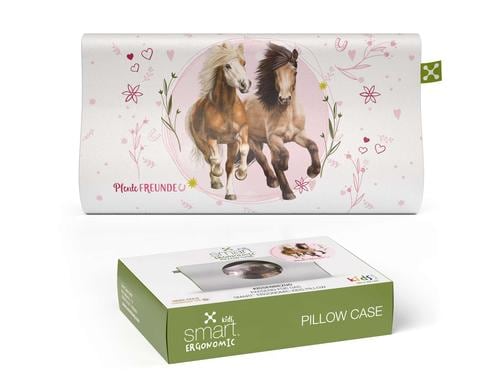 Smart Sleep smart Kids Ergon. Pillow Case Bezug, 100% Baumwolle, 40°C, Pferde