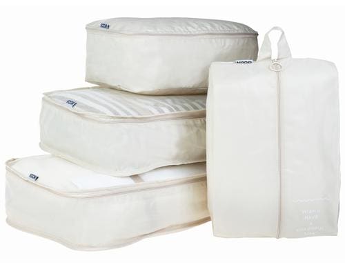 KOOR Packhilfen-Set Reesa 4-teilig 40x30x12,33x28x12,28x20x12cm,42x28x14cm,kha