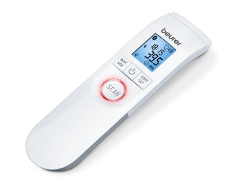 Beurer Fieberthermometer Kontaktlos FT 95 60 Speicherplätze, LED Fieberalarm