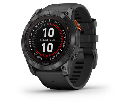 Garmin Fenix 7X Pro Solar Edition 26mm, schwarz/schiefergrau