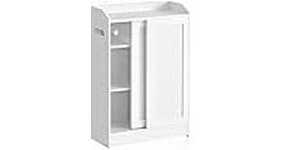 Vasagle Kommode französicher Stil, Natur 60x20x80 cm (LxBxH), MDF