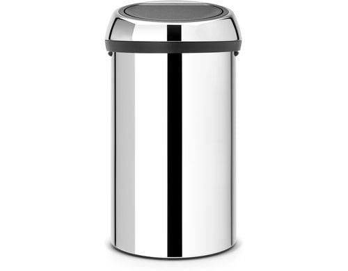 Brabantia Toucheimer Touch Bin 60 Liter, Brilliant Steel