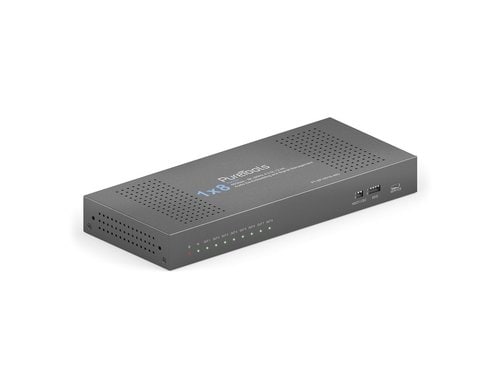 PureTools PT-SP-HD18-48G 1x8 HDMI 2.1 Splitter - 48Gbps - 8K