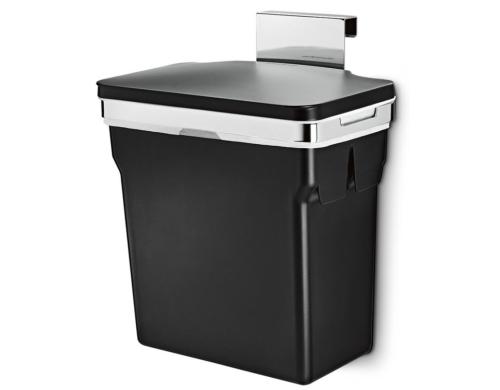 Simplehuman Schrank Abfalleimer 10Liter Stahlrahmen mit Kunsstoffeimer
