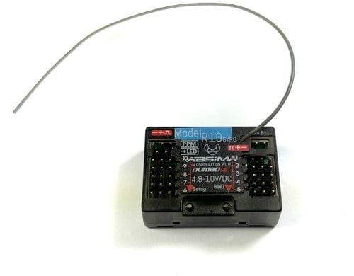 Absima 10-Kanal Gyro Empfänger R10GYRO 2.4GHz für CR10P