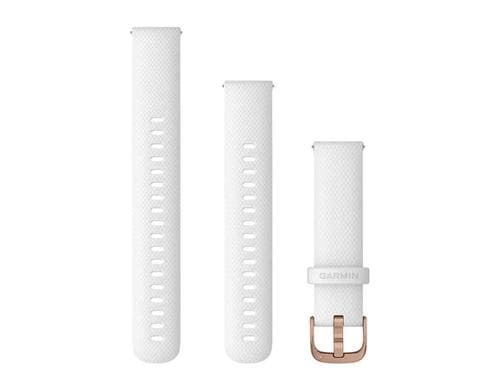 Garmin Acc, Venu 2S 18mm Band, White+Rose Gold