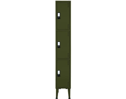 Bi-Office Storage Locker, 3-türig grün, 190x30x50cm