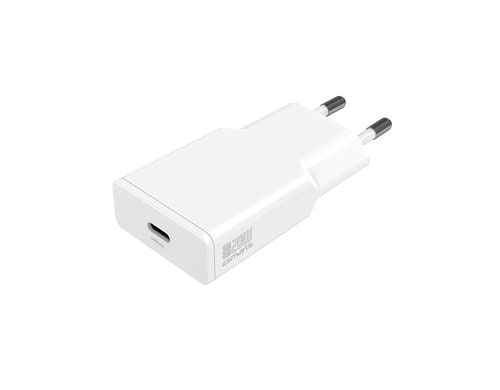 4smarts Netzladegerät PDPlug Slim 20W GaN 1C und USB-C Kabel 1,5m weiss