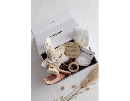 Oykami Geschenkbox Chelsea Neutrale Farben mit Musikuhr Stern