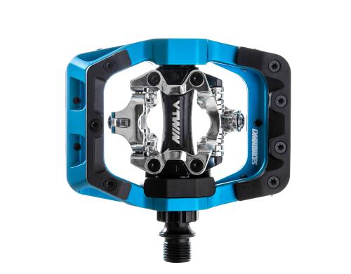 DMR V-Twin Pedal, Shimano SPD kompatibel. Blue