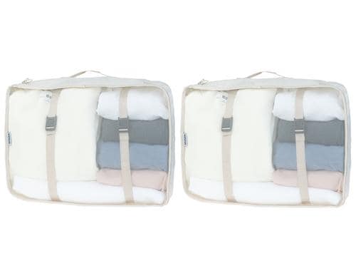 KOOR Packhilfen-Set Reesa X-Large 2-er Pack 2x 40x30x12cm, khaki