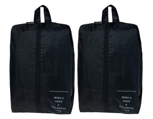 KOOR Shoebag Reesa 2-er Pack 2x shoebag, schwarz, 42x28 cm