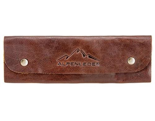 Alpenleder Stifteetui Lissi 19x6.5cm, cognac