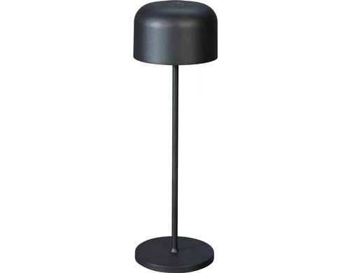 Konstsmide USB-Tischleuchte Lille Schwarz LED ww 2200/2700K, Akku, Dimmbar / IP54