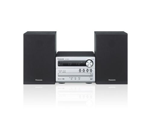 Panasonic PM254 Silber, Micro HiFi System 20W, CD, Bluetooth, DAB+, USB