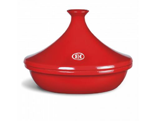 Emile Henry Tajine rot Keramik, D: 32cm