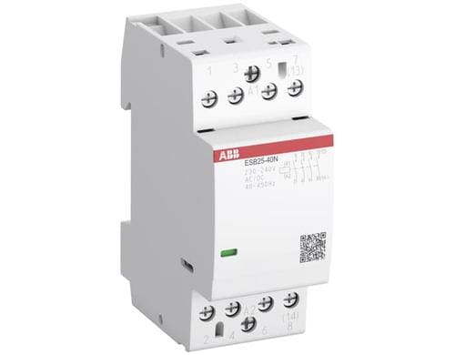 ABB REG-Schütz ESB25, 1S / 3Ö, 25A AC-1 230240VAC/DC