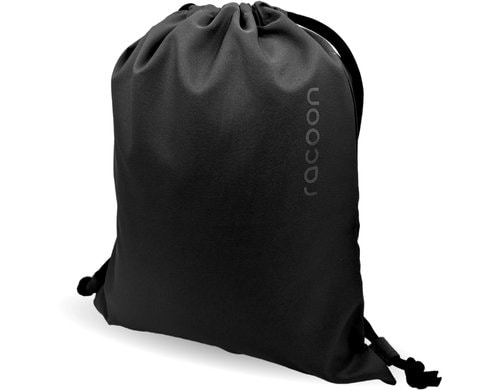 Racoon Turnbeutel schwarz 40 x 48 cm