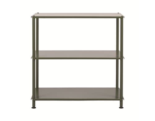Bi-Office Regal m. 3 Tablaren grün, 80x80x40cm