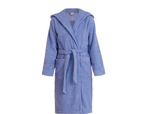 Möve Bademantel Superwuschel Kids Grösse 152, Farbe: Cornflower
