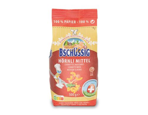 BSCHÜSSIG Hörnli mittel 500g