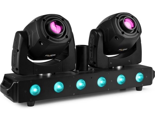 BeamZ FUZE TWIN BAR LED Bar, 2x Moving Head 75W LED, 6x15W RGBW